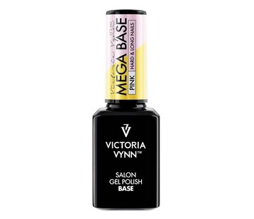 Victoria Vynn  Rubber Base | Victoria Vyn Gel Polish Mega Base | Hard & Long Nails | Pink 15 ml.
