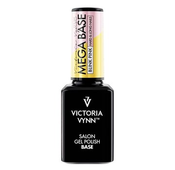 Victoria Vynn  Rubber Base | Victoria Vyn Gel Polish Mega Base | Hard & Long Nails | Blink Pink 15 ml.