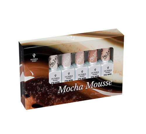 Victoria Vynn  Gellak Victoria Vynn Salon™ Pure Collectie Mocha Mousse | 5 pack x 8 ml verpakking