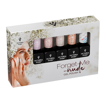 Victoria Vynn  Gellak Victoria Vynn™ Salon Collectie 5 PACK  Forget-me-Nude 1      GP 400, 401, 402, 403 + Top Oh! My Gloss 8ml