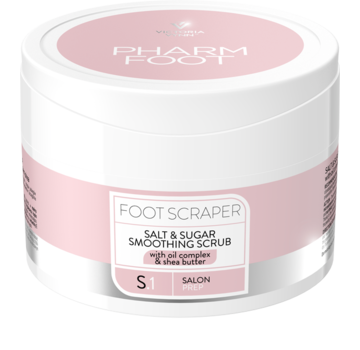 Pharm Foot Pharm Foot All In Foot Scraper | Een heerlijke Salt & Sugar scrub voor zachte voeten en een relax momentje! 200 gr.