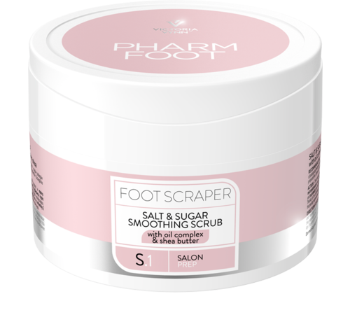 Pharm Foot Pharm Foot All In Foot Scraper | Een heerlijke Salt & Sugar scrub voor zachte voeten en een relax momentje! 200 gr.