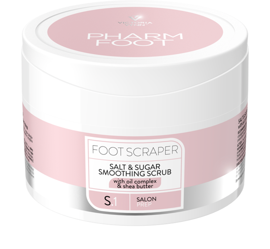 Pharm Foot All In Foot Scraper | Een heerlijke Salt & Sugar scrub voor zachte voeten en een relax momentje! 200 gr.