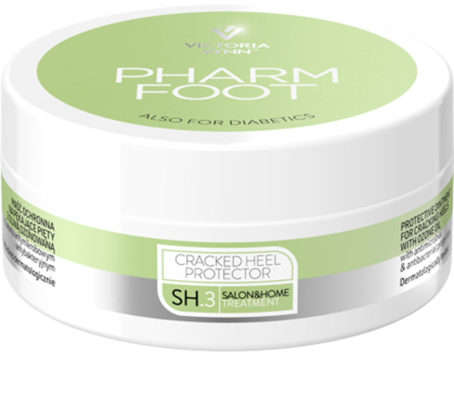 Pharm Foot OzoneCracked Heel Protector | Beschermende crème voor gebarsten hielen met ozon oil 75 ml.