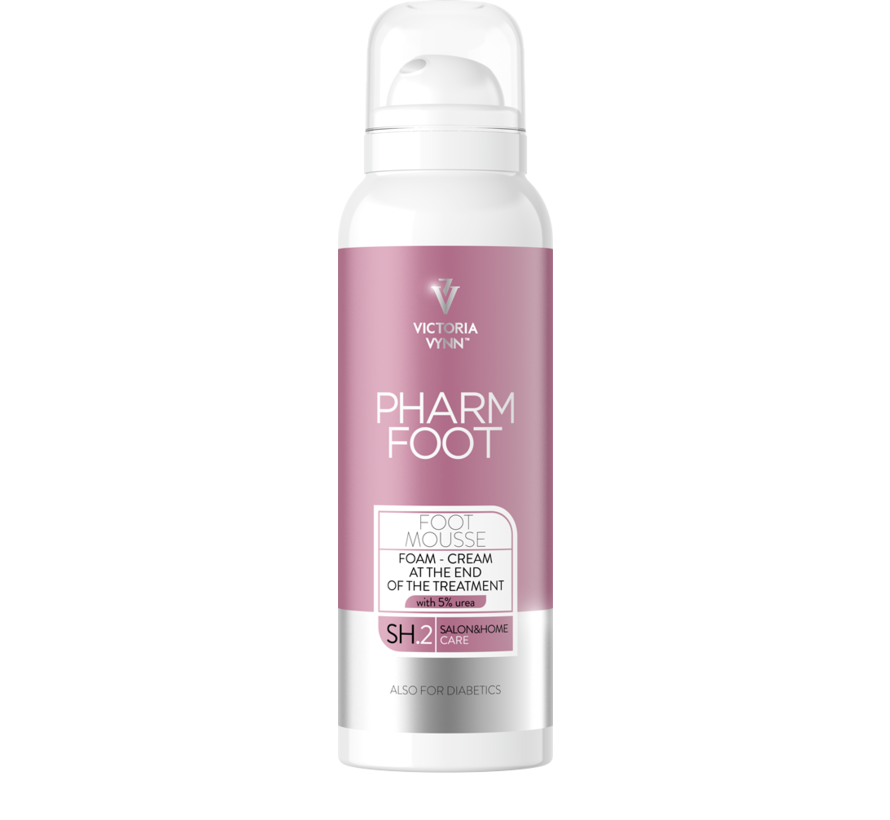 Pharm Foot Urea Foot Mousse | Foam Creme voor dagelijks gebruik | 5% Ureum 125 ml.