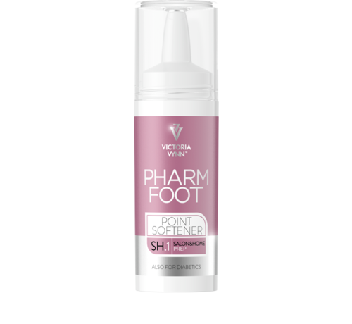 Pharm Foot Pharm Foot Urea Point Softener | Vloeistof voor het verzachten van eeltplekjes en likdoorns 15 ml.