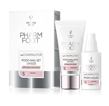 Pharm Foot Pharm Foot | reCONSTRUCTOR Podo Nail Set | Bouwgel voor de beschadigde teennagel | Set