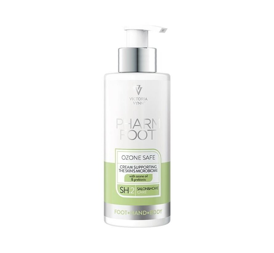 Pharm Foot Ozone Safe | Verzorgingscrème  ondersteunt de natuurlijke microbioombalans 250ml