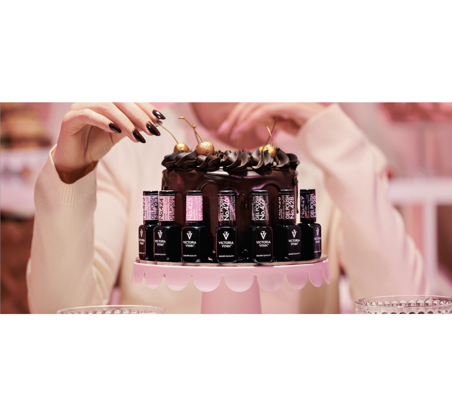 8 Pack Gellak Victoria Vynn Salon™ Salon Cherry on Top NU tijdelijk met gratis ECRU COSMETICA TAS