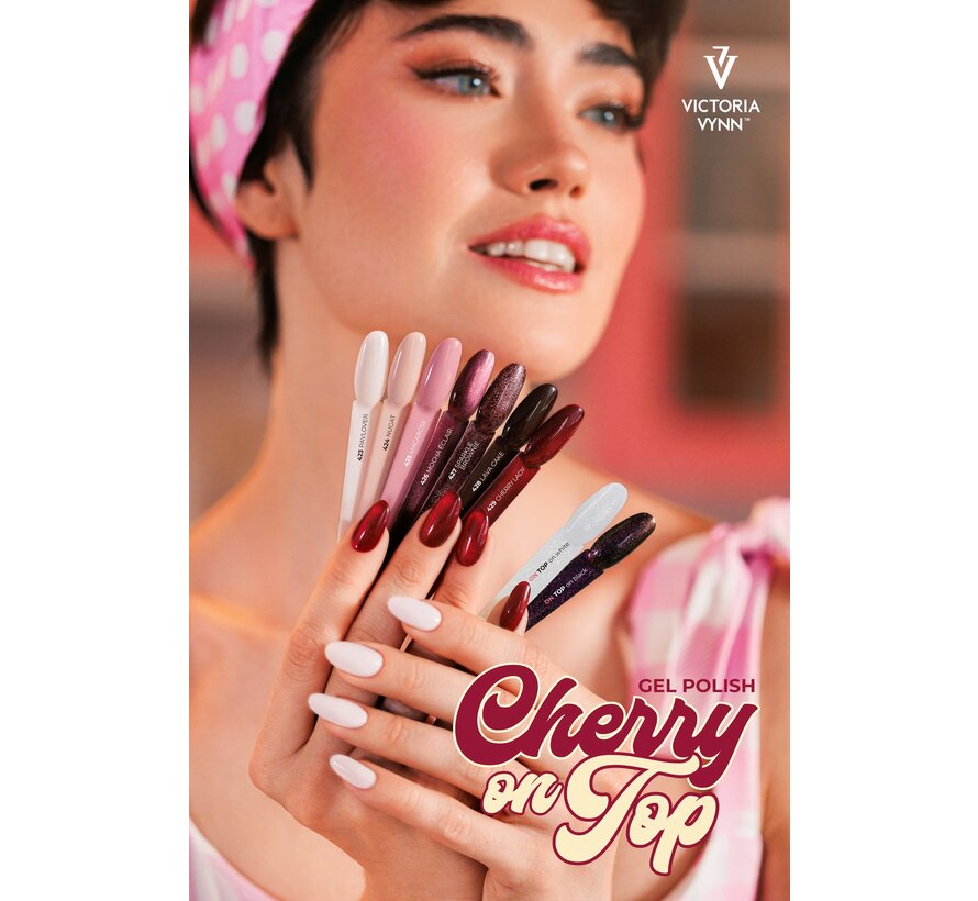 8 Pack Gellak Victoria Vynn Salon™ Salon Cherry on Top NU tijdelijk met gratis ECRU COSMETICA TAS
