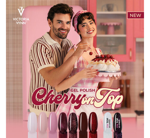 Victoria Vynn  8 Pack Gellak Victoria Vynn Salon™ Salon Cherry on Top NU tijdelijk met gratis ECRU COSMETICA TAS