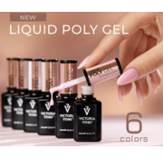 Victoria Vynn  Liquid Polygel Victoria Vynn 6 pack + 2 gratis Polygel in tube 60 gr.