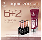Liquid Polygel Victoria Vynn 6 pack + 2 gratis Polygel in tube 60 gr. + NU TIJDELIJK GRATIS PORTEMONNEE t.w.v. € 16,95 .