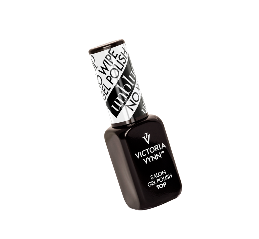 Victoria Vynn™ Gellak Topcoat No Wipe Unblue 8 ml. - Topcoat zonder plaklaag - Jouw donkere kleur behoudt zijn werkelijke kleur - Geen paarse gloed meer- MET UV Filter! 2+1 GRATIS