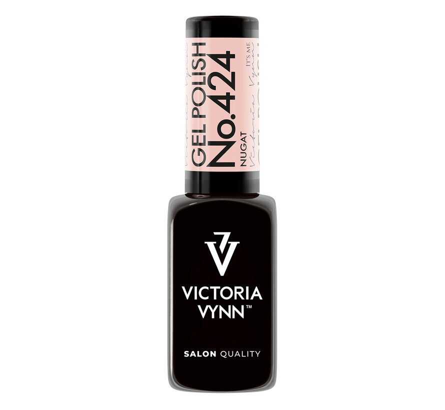 Gellak Victoria Vynn Salon Collectie 424 - 8 ml. - Nugat