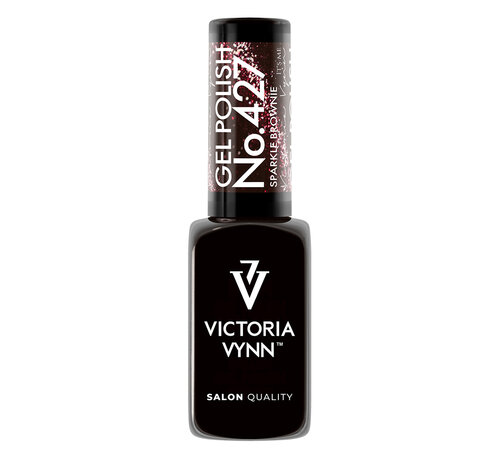 Victoria Vynn  Gellak Victoria Vynn Salon Collectie 427- 8 ml. - Sparkle Brownie