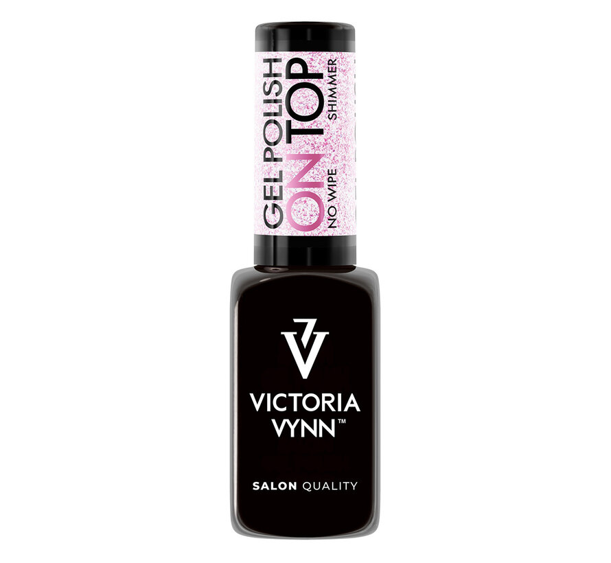 Gellak Victoria Vynn Salon Collectie ON TOP - Topcoat - 8 ml. - Sparkling topcoat