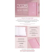 Victoria Vynn  Victoria Vynn Agenda 2026 ENG - Roze - Alleen in pre order te bestellen!