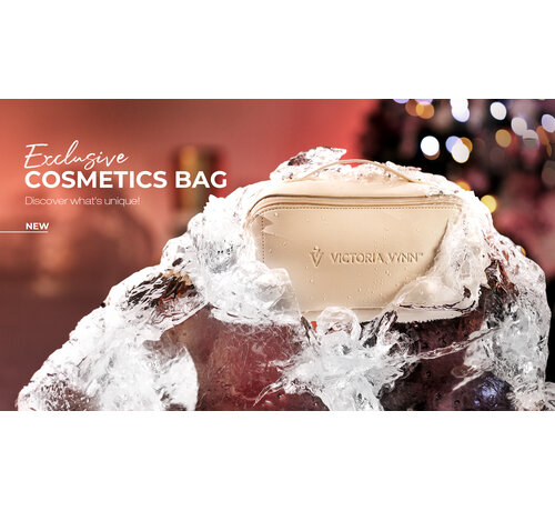 Victoria Vynn  Victoria Vynn Cosmetic Bag Ecru