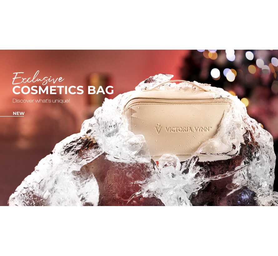 Victoria Vynn Cosmetic Bag Ecru