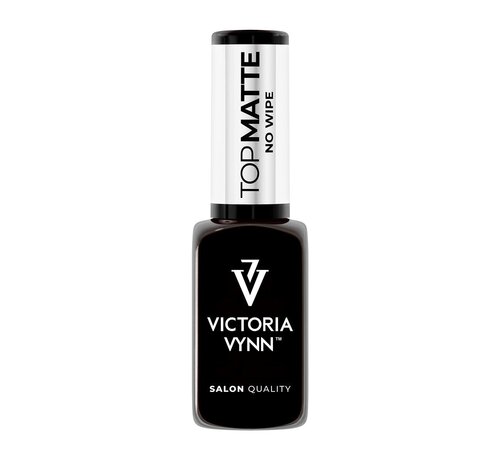 Victoria Vynn  Victoria Vynn™ Gellak Top coat zonder plaklaag Matt - No Wipe MATT  8 ml. - Topcoat welke een matte finish geeft  NEW IN