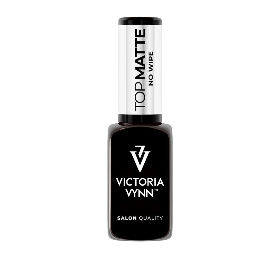 Victoria Vynn™ Gellak Top coat zonder plaklaag Matt - No Wipe MATT  8 ml. - Topcoat welke een matte finish geeft  NEW IN