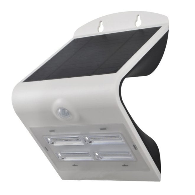 Solar LED Muurlamp met Sensor 3W - IP65, volledig waterdicht - 3 unieke lichtstanden - Buitenverlichting