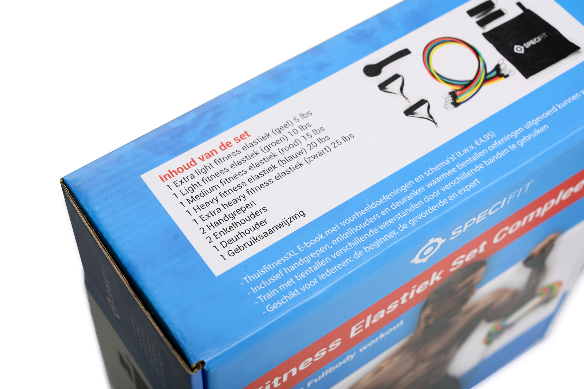 Fitness Elastieken Set XL - Gratis E-book met oefeningen - Specishops