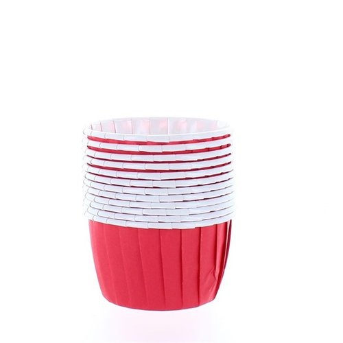 Culpitt Cupcake bakjes rood (per 72 stuks)