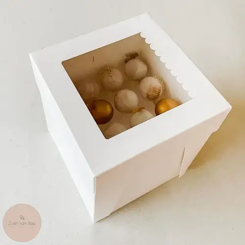 Cupcakedozen.nl 2-in-1 verpakking én display voor jouw cakepops! (10 stuks)