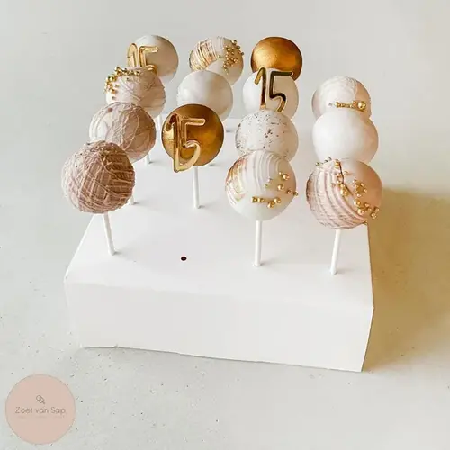 Cupcakedozen.nl 2-in-1 verpakking én display voor jouw cakepops! (10 stuks)
