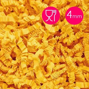 Cupcakedozen.nl Zigzag box filler - yellow (1 kg)