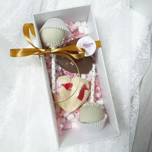 Cupcakedozen.nl Weiße Sweet Box mit transparentem Deckel - 200 x 90 x 58 mm (10 Stück)