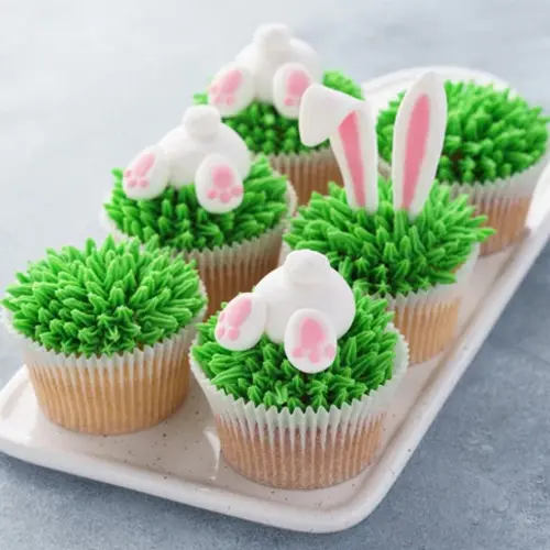 White baking cups (500 pcs)