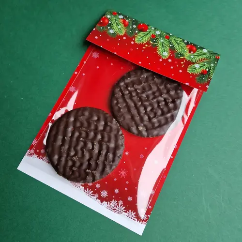 Cupcakedozen.nl Kaarten voor koekjes in Kerst thema - 12x18cm (25 stuks)