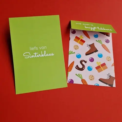 Cupcakedozen.nl Bag toppers voor cookies in Sinterklaas theme - 12x18cm (25 pieces)