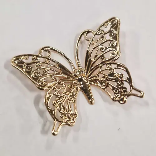 Moreish Cakes Arched Butterflies 35mm Wing Span - Various Metallics (10 pieces)