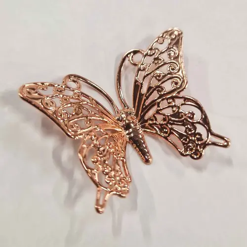 Moreish Cakes Arched Butterflies 35mm Wing Span - Various Metallics (10 pieces)