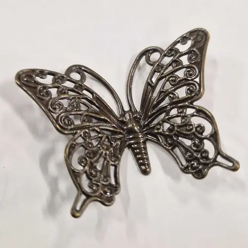 Moreish Cakes Arched Butterflies 35mm Wing Span - Various Metallics (10 pieces)