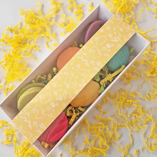 Cupcakedozen.nl Sleeve - Easter yellow 50 x 4 cm (25 pieces)