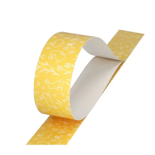 Cupcakedozen.nl Wikkel - Pasen geel 50 x 4 cm (25 stuks)