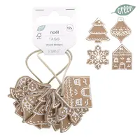 Tags - Christmas kraft (12 pcs)