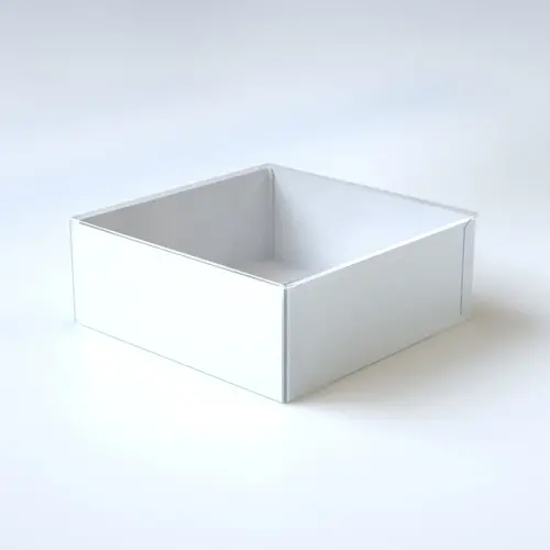 Weiße Box für 1 Cookie (pro 100 Stück)