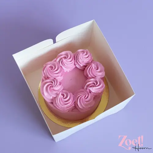 Cupcakedozen.nl Taartdoos - 20 x 20 x 15 cm + winkelluifel venster (10 stuks)