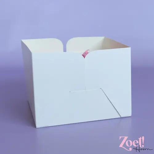 Cupcakedozen.nl Cake box - 20 x 20 x 15 cm + shop window (10 pieces)