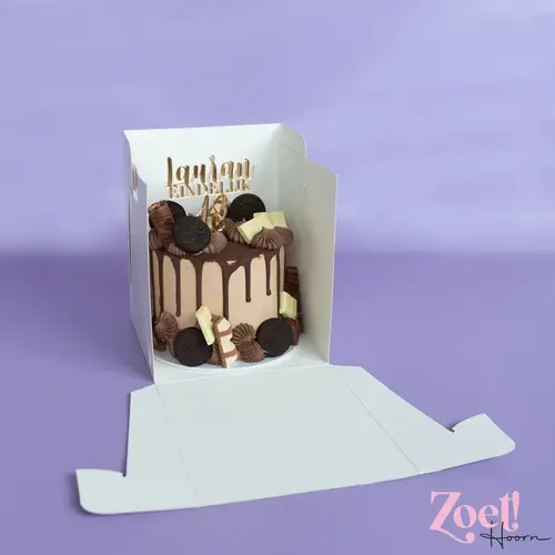 Cupcakedozen.nl Tall cake box 20x20x25 - shop window (10 pcs)