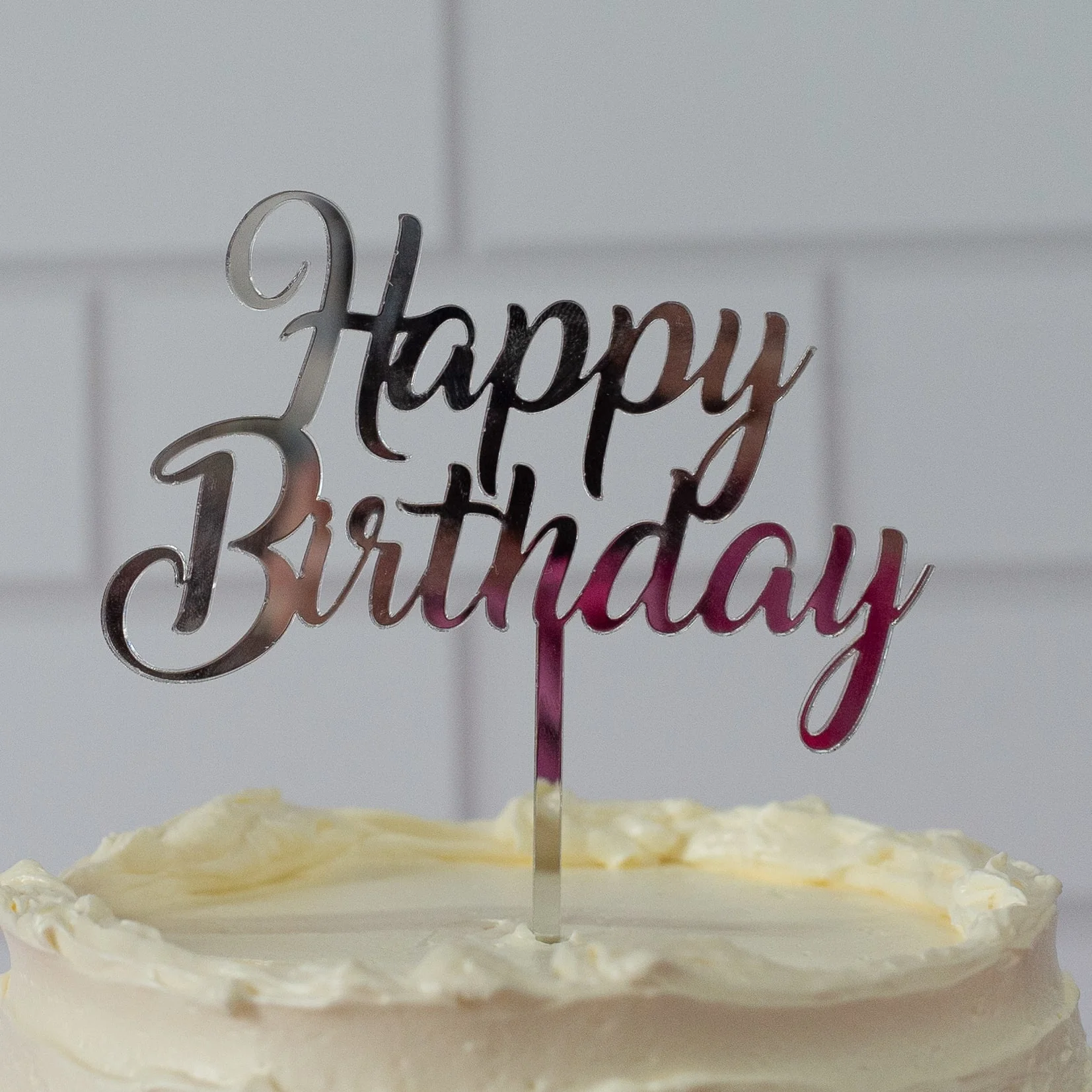 Happy Pot Leaves Geburtstagskuchenaufsatz – Für Den 45. Geburtstag, Aus Glitzerkarton