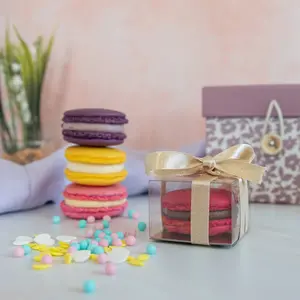 Cupcakedozen.nl Doosje voor 1 macaron met inlegkarton (25 st)