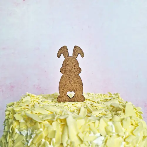 Cupcakedozen.nl Cake toppers MDF - Easter bunny (5 pieces)