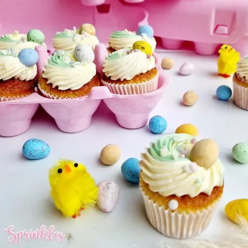 Cupcakedozen.nl Pink egg carton for 10 sweets (10 pieces)